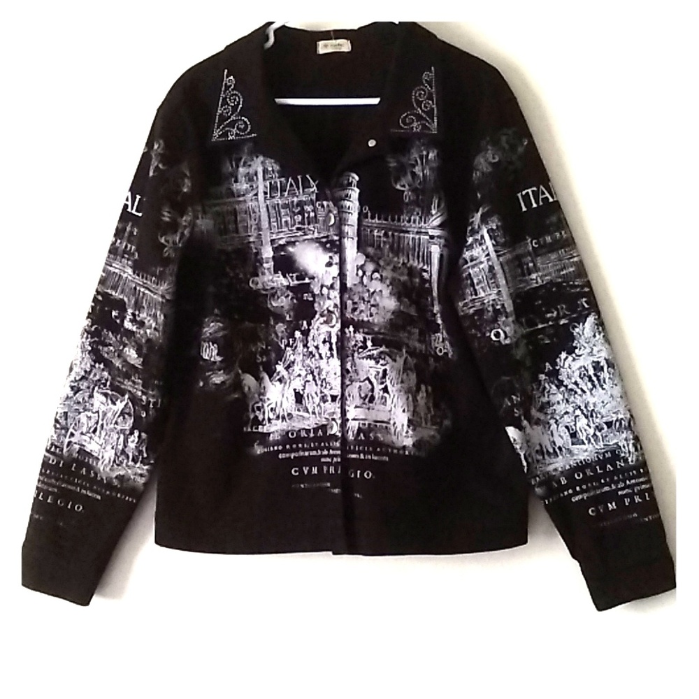Women Cactus Italy black and white jackets